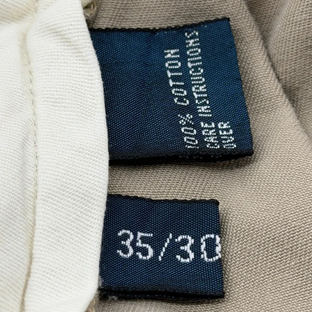 Polo Ralph Lauren Pants Mens 35x30 Khaki Prospect Pant Chino Straight Cotton Tan